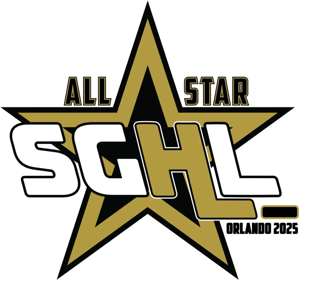 SGHL All-Star logo: a gold and black star with the letters SGHL and the words Orlando 2025.